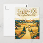 Bluffton USA Briefkaart (Voorkant / Achterkant)