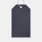 Bluish Chalkboard Floral bedankt Cadeaulabel (Achterkant)