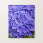  Bluish Paars Summer Hydrangeas Legpuzzel (Verticaal)