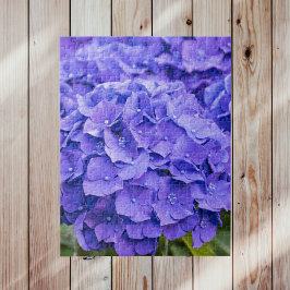 Bluish Paars Summer Hydrangeas Legpuzzel