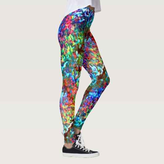 Bluish psychedelic of cybernetic zee rock leggings (Rechts)