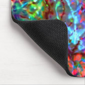 Bluish psychedelic of cybernetic zee rock muismat (Hoek)