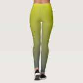 Bluish Yellow Gradient Leggings (Achterkant)