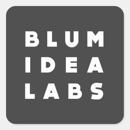 Blum Idee Labs Stickers (Voorkant)