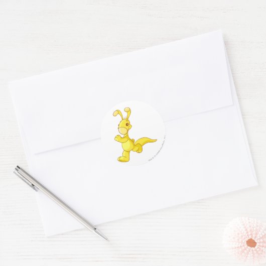 Blumaroo Gold Ronde Sticker (Envelop)