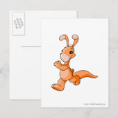 Blumaroo Oranje Briefkaart (Voorkant / Achterkant)