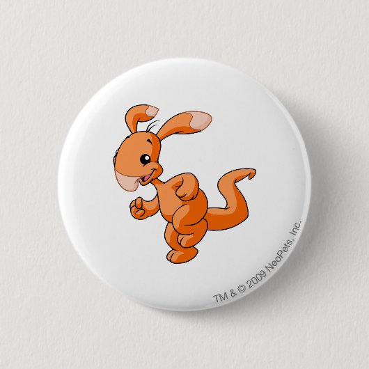 Blumaroo Oranje Ronde Button 5,7 Cm (Voorkant)