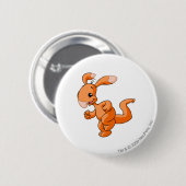 Blumaroo Oranje Ronde Button 5,7 Cm (Voorkant /achterkant)
