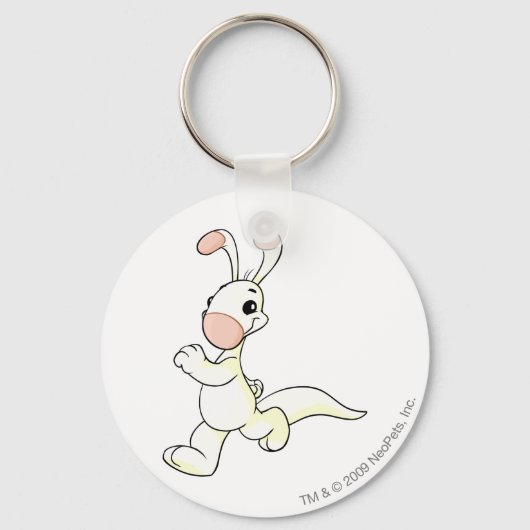 Blumaroo White Sleutelhanger (Voorkant)