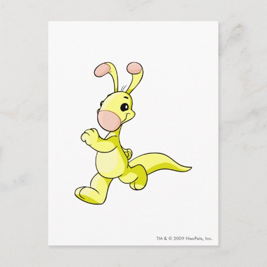 Blumaroo Yellow Briefkaart (Voorkant)