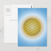 Blume des Lebens Briefkaart (Voorkant / Achterkant)