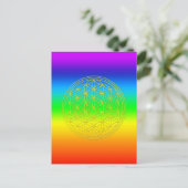 Blume des Lebens chakra 2 Briefkaart (Staand voorkant)