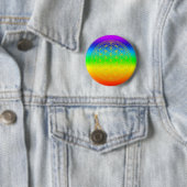 Blume des Lebens chakra 2 Ronde Button 5,7 Cm (In situ)