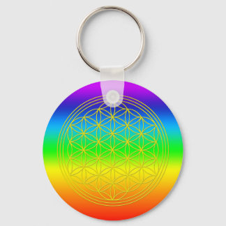 Blume des Lebens chakra 2 Sleutelhanger