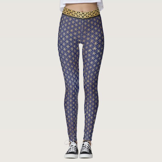 Blume des Lebens Leggings (Voorkant)