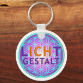Blume Des Lebens Lichtgestalt Sleutelhanger (Voorkant)