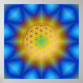 Blume des Lebens Motiv 10 Poster