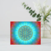 Blume des Lebens Motiv 11 Briefkaart (Staand voorkant)
