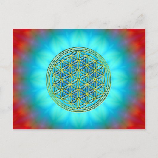 Blume des Lebens Motiv 11 Briefkaart (Voorkant)