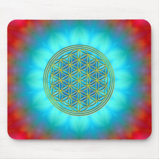 Blume des Lebens Motiv 11 Muismat (Voorkant)