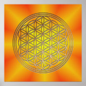 Blume des Lebens Motiv 5 Poster (Voorkant)