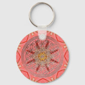 Blume des Lebens Sleutelhanger (Voorkant)