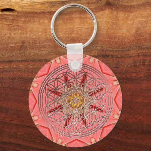 Blume des Lebens Sleutelhanger (Voorkant)