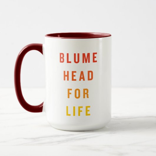 Blume Head for Life Mok (Links)