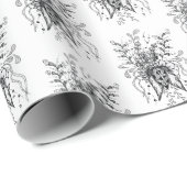 Blume Tangle Art, gezeichnet - Cadeaupapier (Rol Hoek)