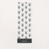 Blume Tangle Art, gezeichnet -  Yogamat (Voorkant)