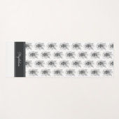 Blume Tangle Art, gezeichnet -  Yogamat (Voorkant (horizontaal))