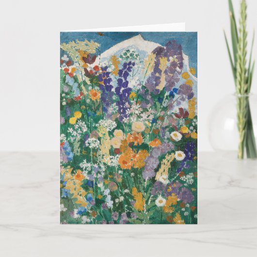 Blumen am Berg | August Babberger Kaart (Voorkant)