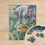 Blumen am Berg | August Babberger Legpuzzel<br><div class="desc">Blumen am Berg (1921-1923) | August Babberger (1885–1936) was a German painter known for his expressive landscapes and powerful depictions of nature. Born in Hausen ob Verena, Germany, Babberger initially studied architecture before shifting to painting, studying at the Stuttgart Academy of Fine Arts. He became associated with Expressionism and later...</div>