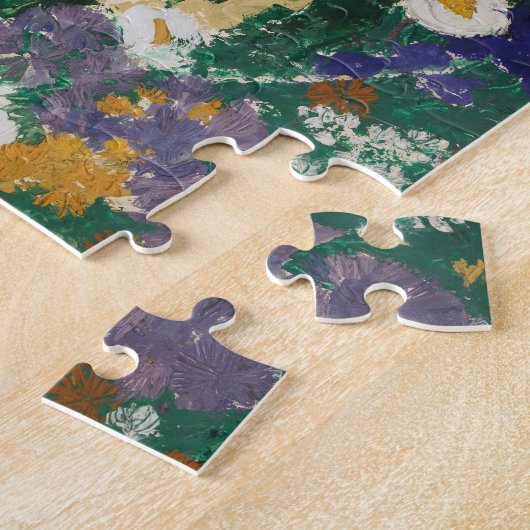 Blumen am Berg | August Babberger Legpuzzel (Zijkant)