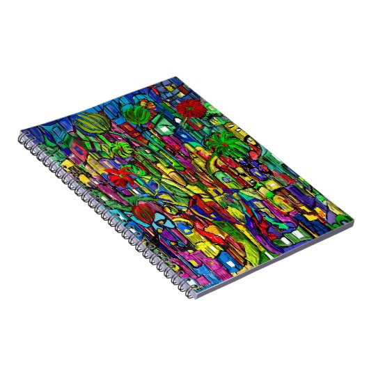 Blumen-Baum im Häusermeer. Notitieboek (Rechterzijde)