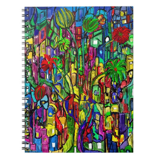 Blumen-Baum im Häusermeer. Notitieboek (Voorkant)