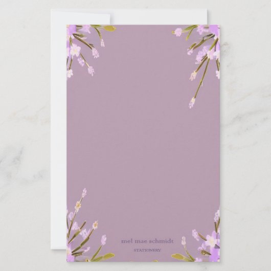 Blumen Mel Mae Schmidt Stationery Briefpapier (Voorkant)