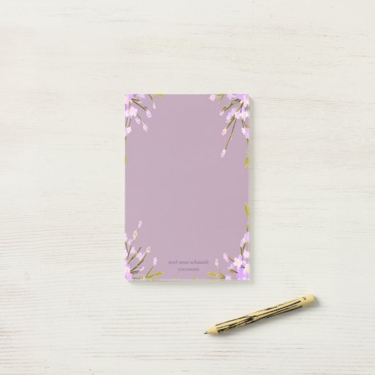 Blumen Mel Mae Schmidt Stationery Post-it® Notes (Op bureau)
