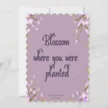 Blumen Vintage mauve Mel Mae Schmidt Stationery