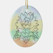 Blumenanhänger Keramik Ornament (Rechts)