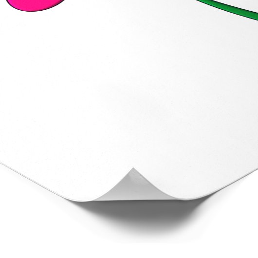 Blumenbild Poster (Hoek)