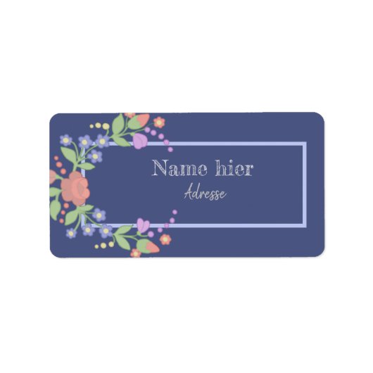 Blumenbogen Etiket (Voorkant)