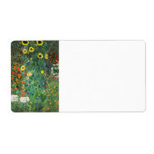 Blumengarten Sunflower Garden Etiket (Voorkant)