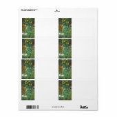 Blumengarten Sunflower Garden Etiket (Full Sheet)