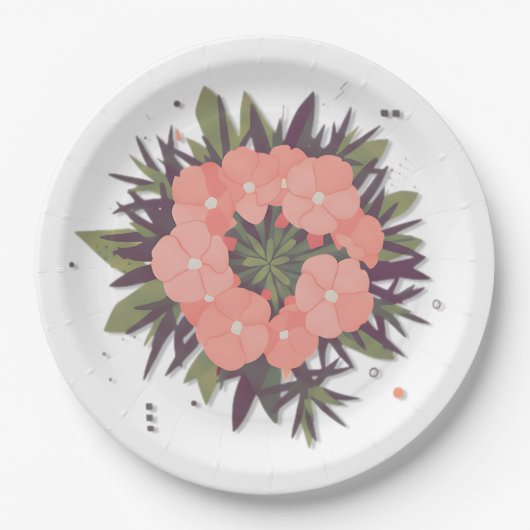 Blumenkranz der Harmonie Papieren Bordje (Voorkant)