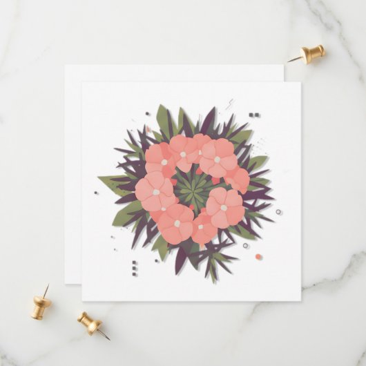 Blumenkranz der Harmonie Save The Date (Voorkant / Achterkant in situ)