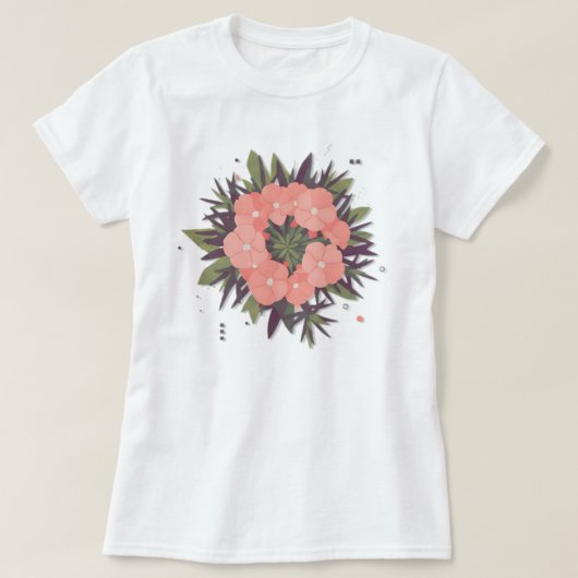 Blumenkranz der Harmonie T-shirt (Design voorkant)