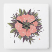 Blumenkranz der Harmonie Vierkante Klok (Voorkant)