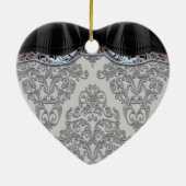 Blumenmaske Victoriaans Keramisch Ornament (Achterkant)