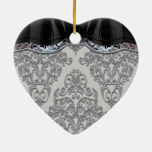 Blumenmaske Victoriaans Keramisch Ornament (Achterkant)